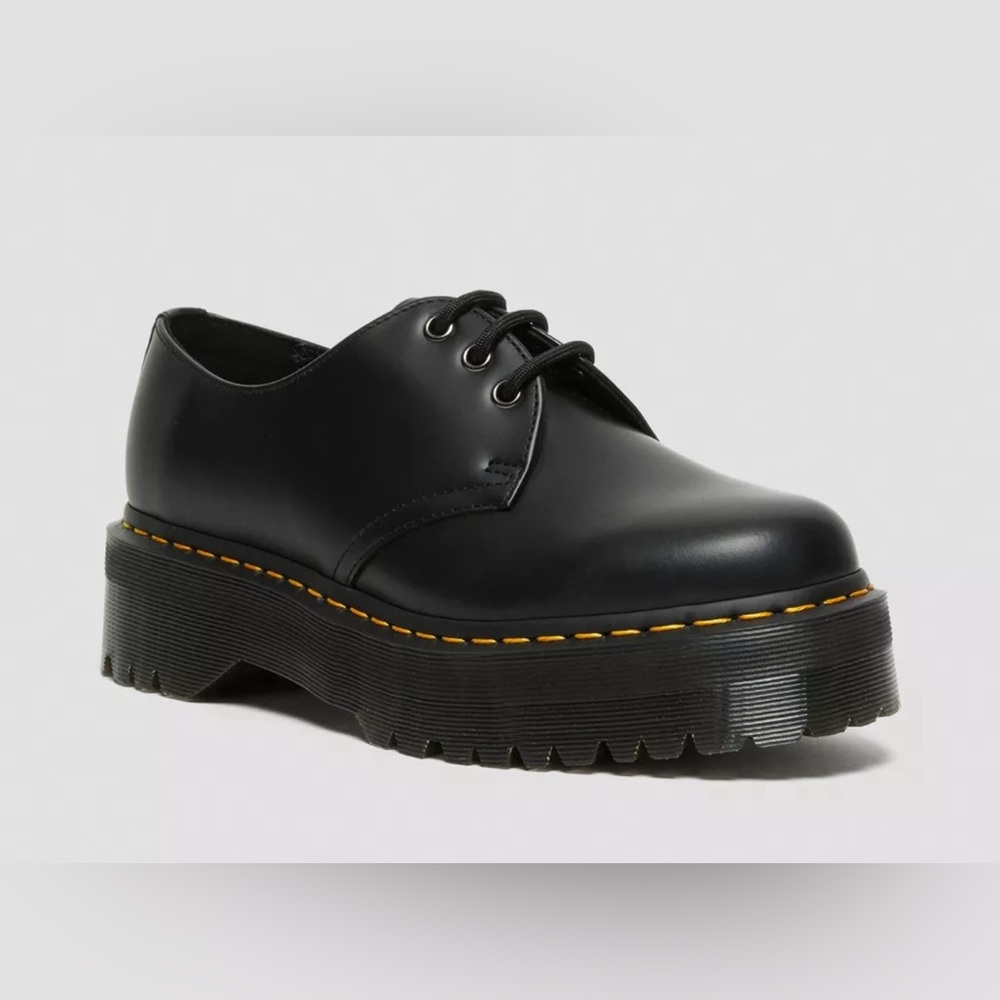 Dr. Martens Black Platform Shoes